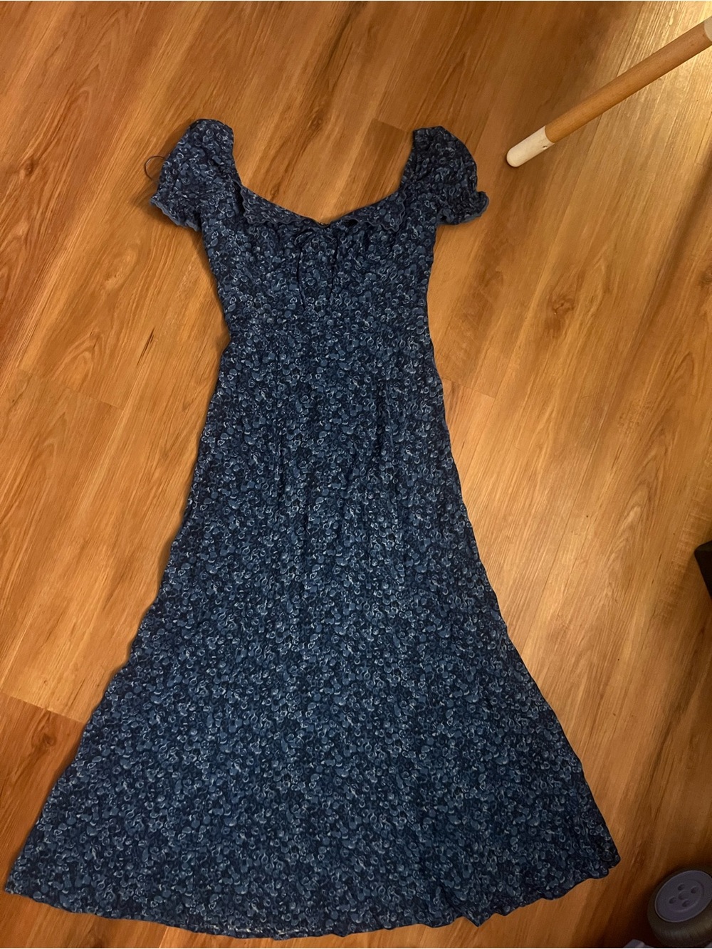 Reformation Shyla Sweetheart Neck Midi Dress Size 4 - Picture 4 of 10